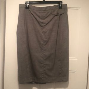 Bcbg wool skirt in slate